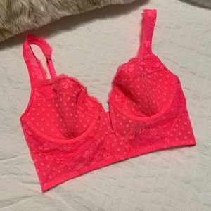 NEW! VS Neon Hot Pink Balconette Bustier